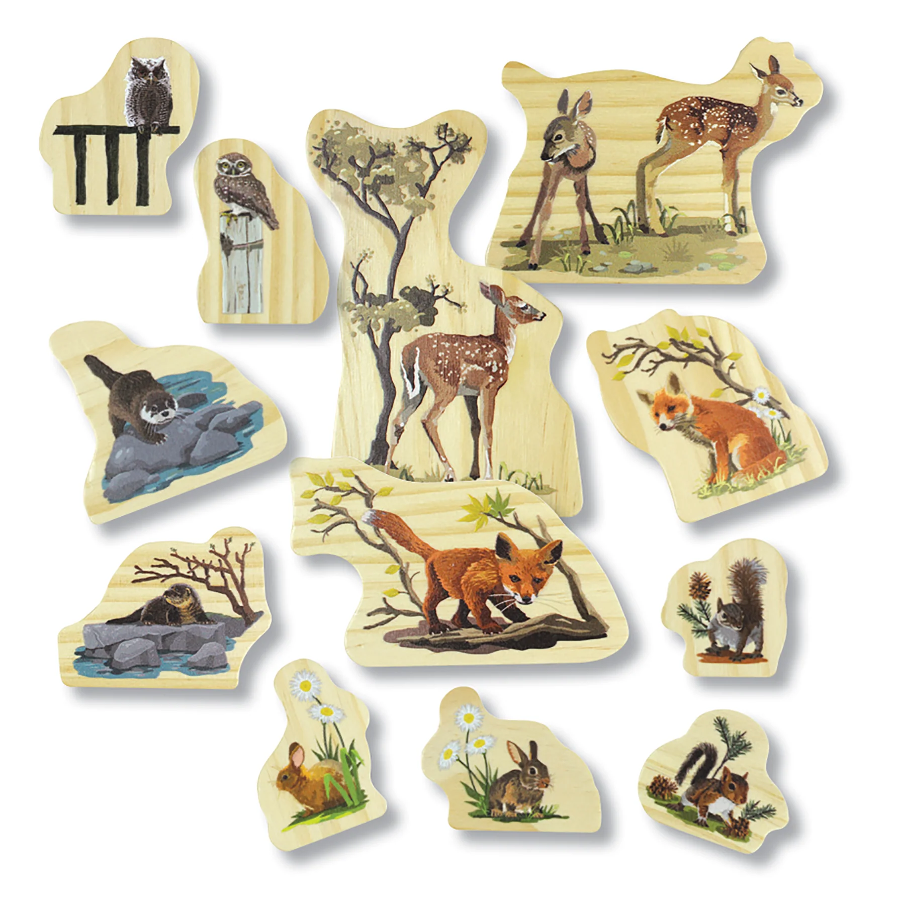 Yellow Door Woodland Animal Families – Enchanting Wooden Playset - Image 3