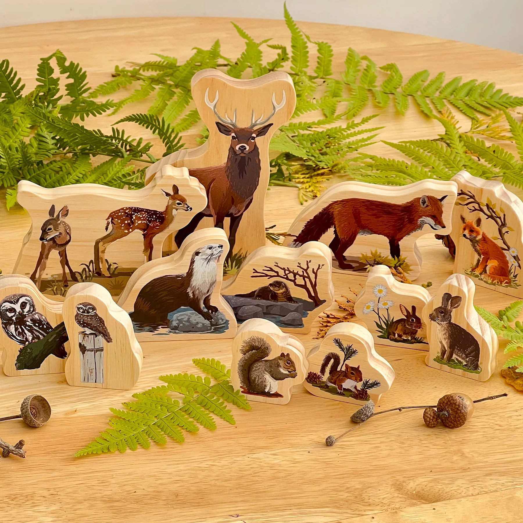 Yellow Door Woodland Animal Families – Enchanting Wooden Playset - Image 6